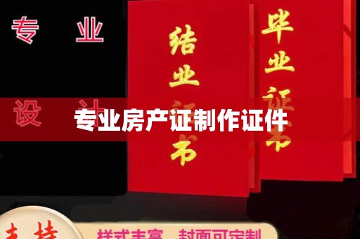 青山湖专业房产证制作证件
