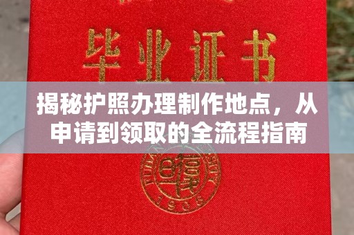 青山湖揭秘护照办理制作地点，从申请到领取的全流程指南