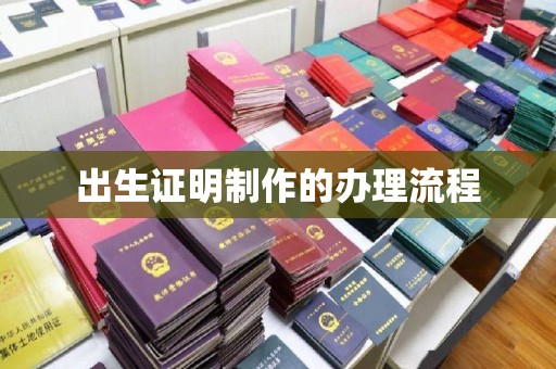 青山湖出生证明制作的办理流程