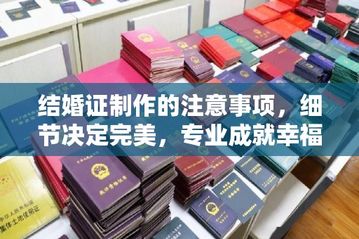 青山湖结婚证制作的注意事项，细节决定完美，专业成就幸福