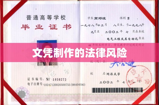 青山湖文凭制作的法律风险
